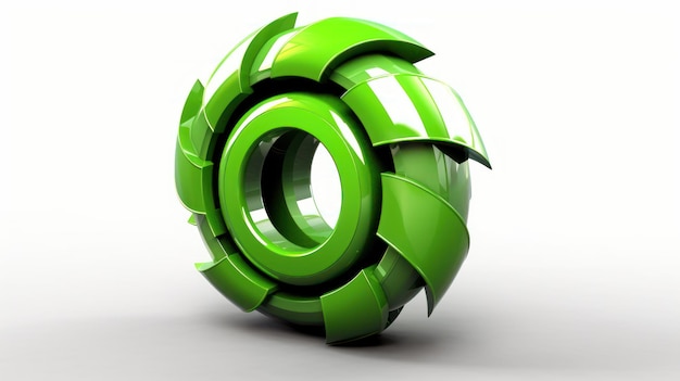 new_energy_environmental_protection_icon_green_cartoon