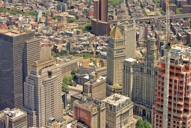 NEW YORK - USA - 13 GIUNE 2015 vista aerea di Manhattan dalla Freedom Tower