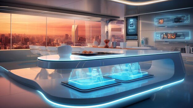 NextGen Smart Kitchen Automatizzazione elegante Design all'avanguardia