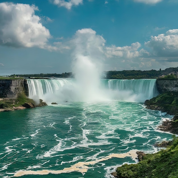 Niagara Falls Canada 2 0 1 6 1 8 Le famose cascate del Niagara sul lato americano del Niag