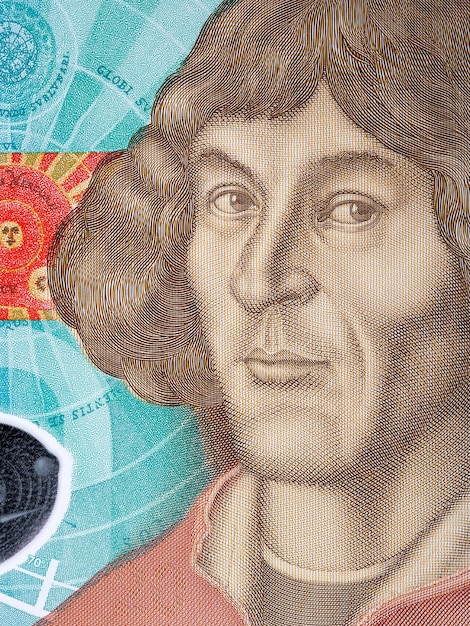 Nicolaus Copernicus un ritratto dal denaro