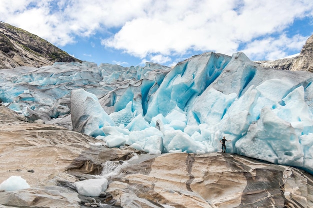 Nigardsbreen Mjolver in Norvegia