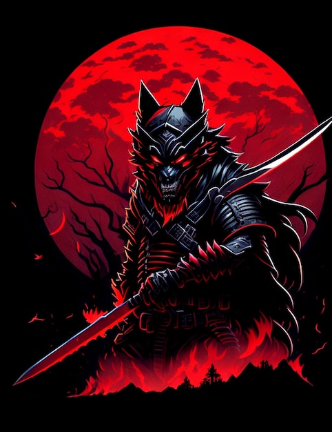 NINJA WOLVES IMMAGINI ILLUSTRAZIONI