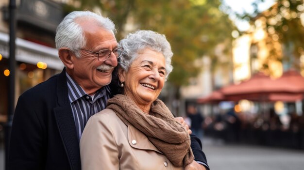 Nonni felici per sempre innamorati
