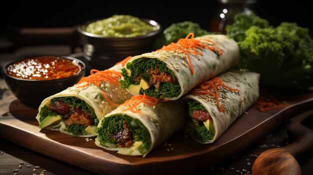 Nori Wraps Ricetta AI generativa