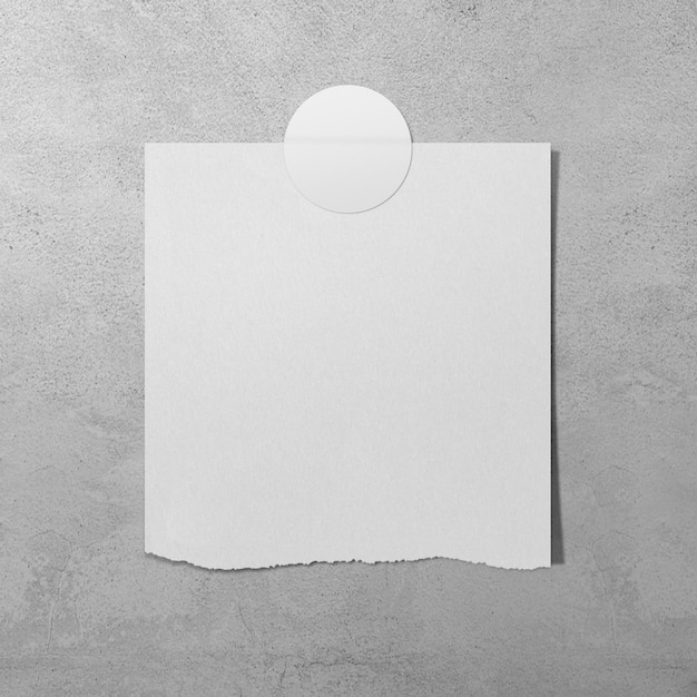 Nota di promemoria png mockup disegno trasparente