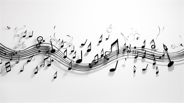 note musicali di sfondo