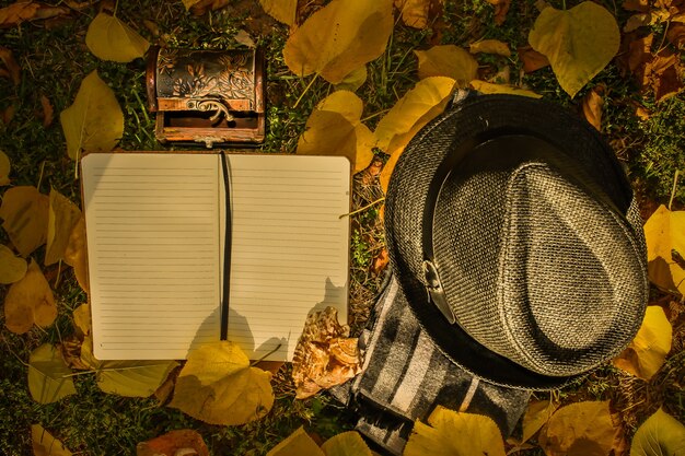 Notebook in autunno