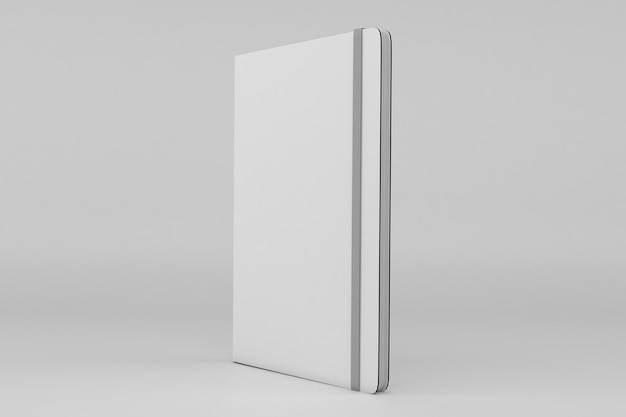 Notebook Lato Destro Isolato In Sfondo Bianco