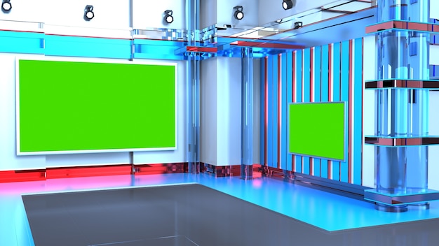 Notizie 3D Virtual TV Studio