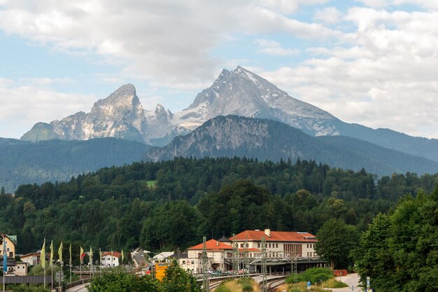 Nubi sulle Alpi in Baviera