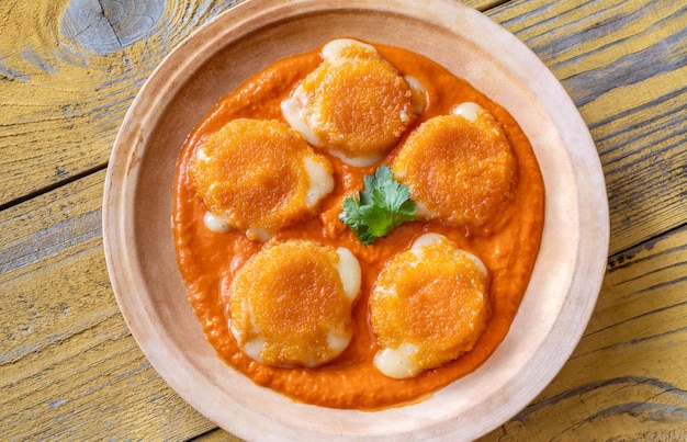 Nuggets con camembert fuso