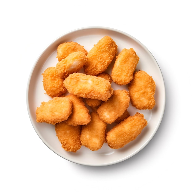 Nuggets in piastra piatta