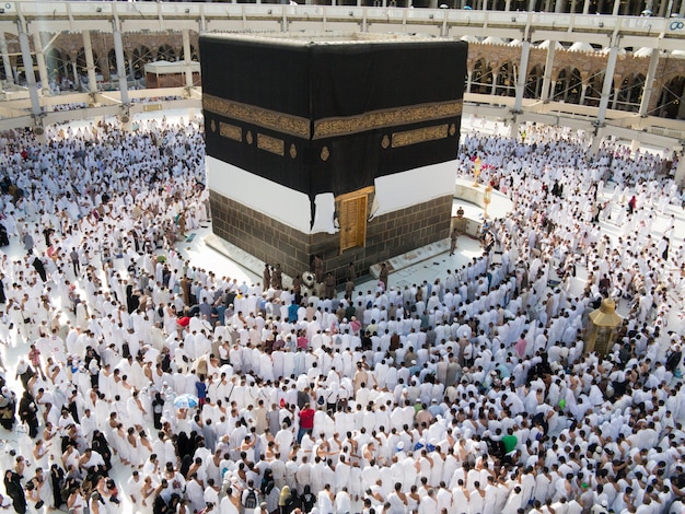 Nuove immagini di Kaaba in Mecca dopo il restauro