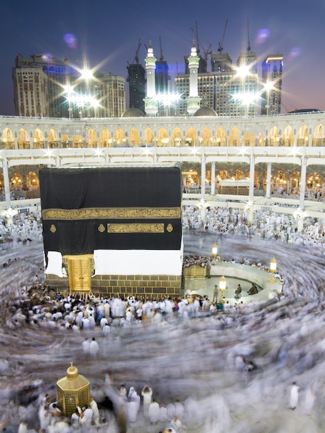 Nuove immagini di Kaaba in Mecca dopo il restauro