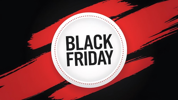 Nuovo elegante modello di banner per i social media del Black Friday