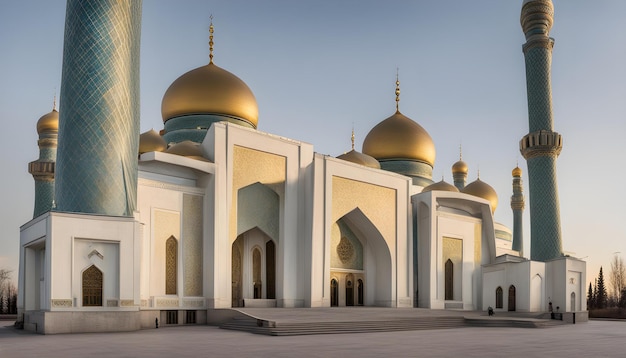 Nursultan astana kazakhstan la moschea di Hazrat Sultan a Nursultan kazakhstan