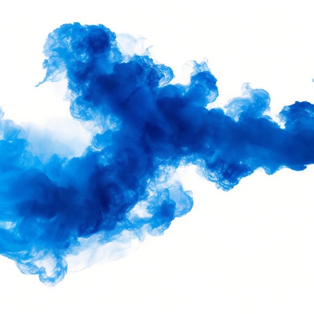Nuvola di fumo blu