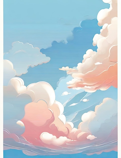 nuvola e cielo