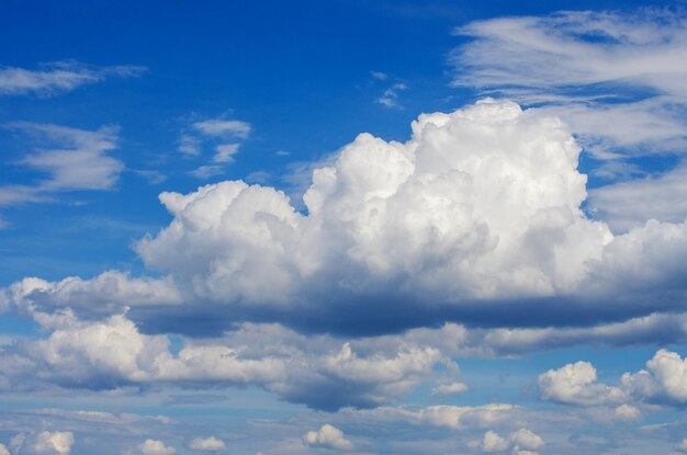 nuvole bianche nel cielo blu