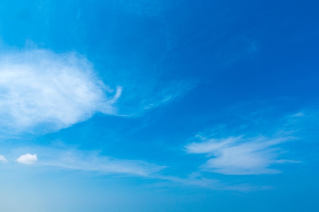 nuvole bianche nel cielo blu