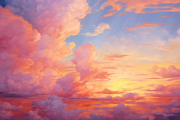 Nuvole colorate astratte come sfondo