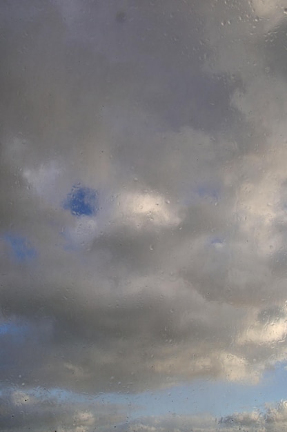 Nuvole grigie nel cielo