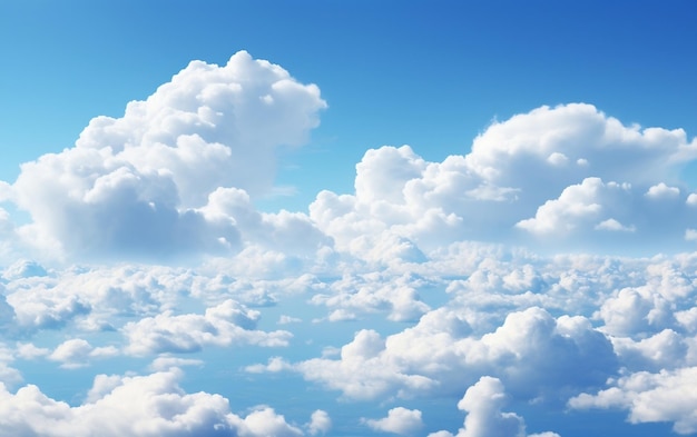 Nuvole nel cielo blu Generativo Ai