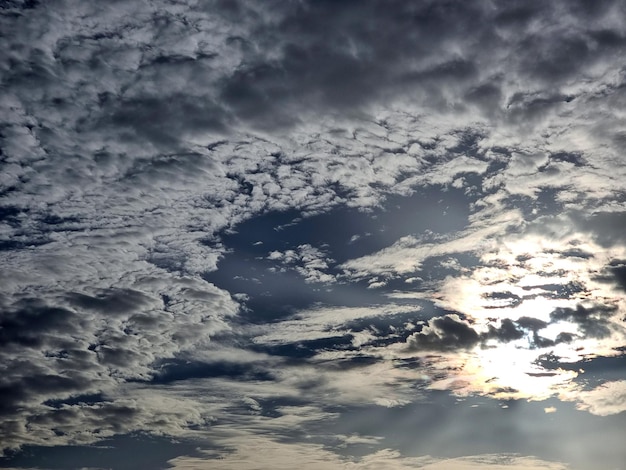 Nuvole Nimbus negli sfondi del cielo