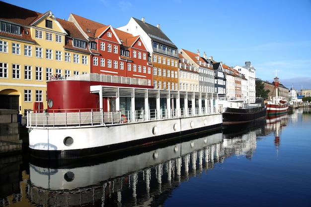 Nyhavn nuovo porto di Copenaghen in Danimarca