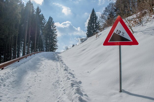 Obbligo delle catene per la neve