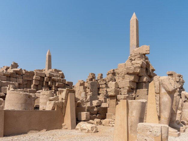 Obelisco della regina Hatshepsut nel recinto del tempio di Amun a Karnak, in Egitto