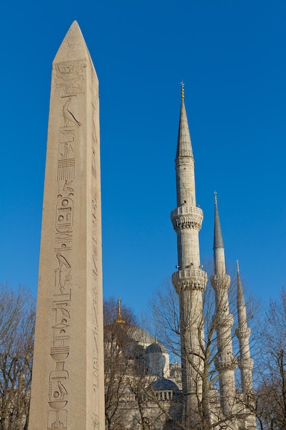 Obelisco di Teodosio e Moschea Blu