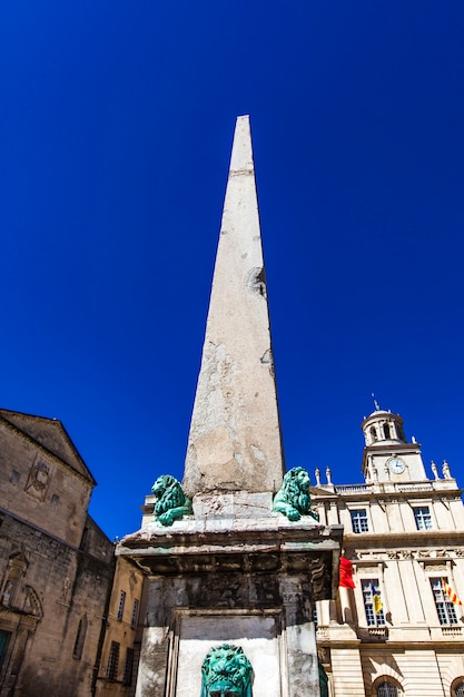 Obelisque d&#39;Arles in Francia