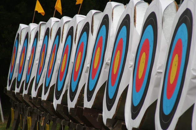Obiettivo sportivo per il tiro con l'arco