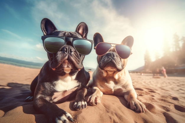 Occhiali da sole per cani selfie animale Genera Ai