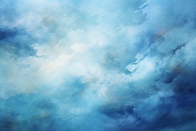 Ocean Serenade Acquerel Texture in blu acquatico stile calmante
