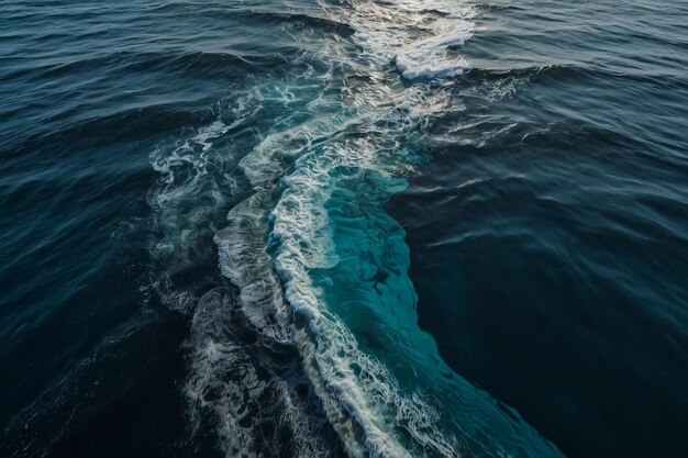 Oceano sulla spiaggia di Santa Monica