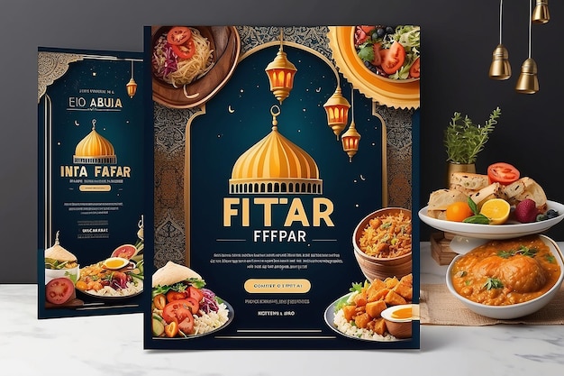 Offerta di iftar del Ramadan per i social media