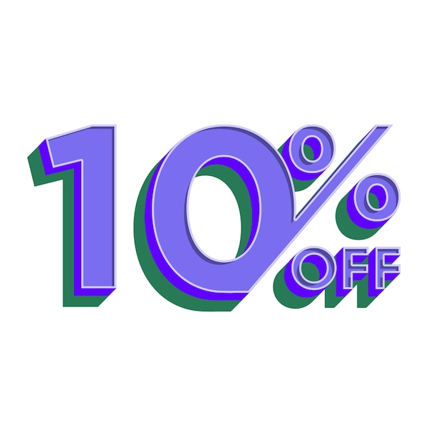 Offerte di sconto del 10% Tag con design in stile vintage