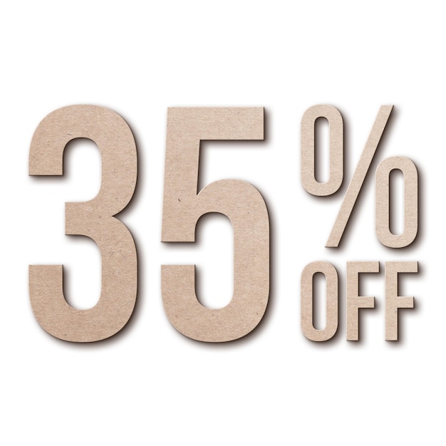 Offerte di sconto del 35% Tag con design in stile cartoncino