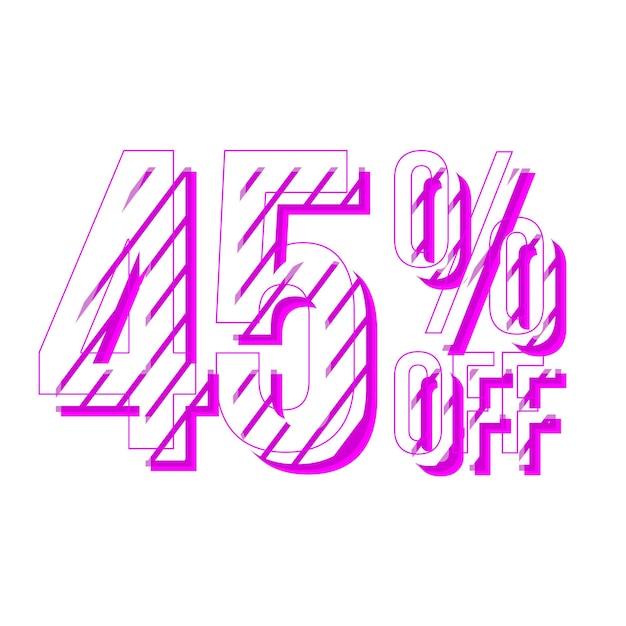 Offerte di sconto del 45% Etichetta con design in stile rosa Stipe