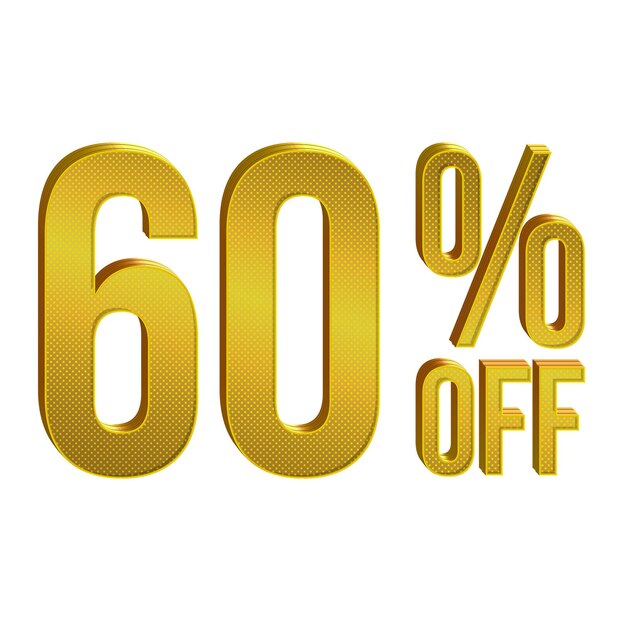 Offerte di sconto del 60 per cento Tag con design in stile oro