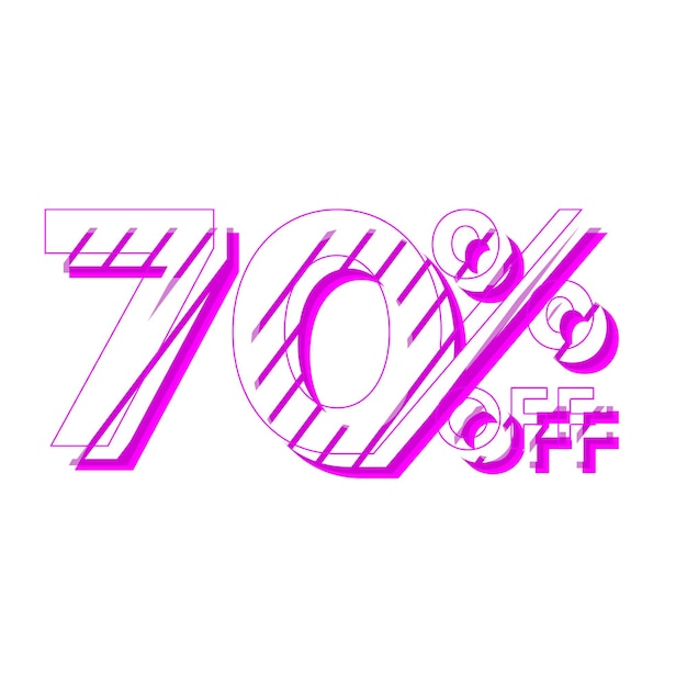 Offerte di sconto del 70% Tag con design in stile rosa Stipe