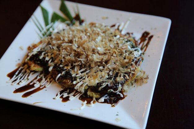 Okonomiyaki di cibo giapponese, pizza giapponese?