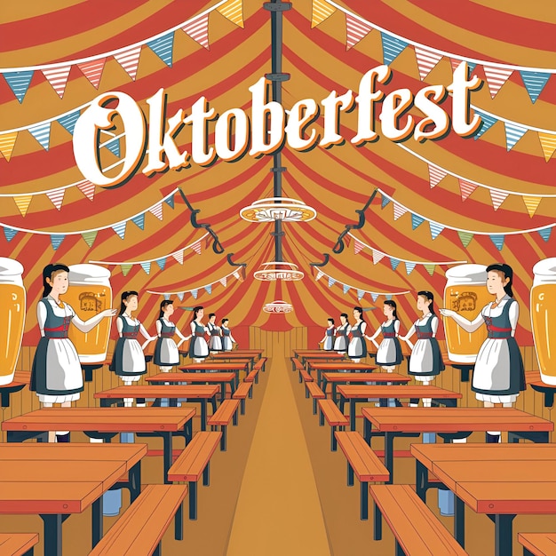 Oktoberfest Extravaganza Celebrando la tradizione bavarese e gli spiriti festivi