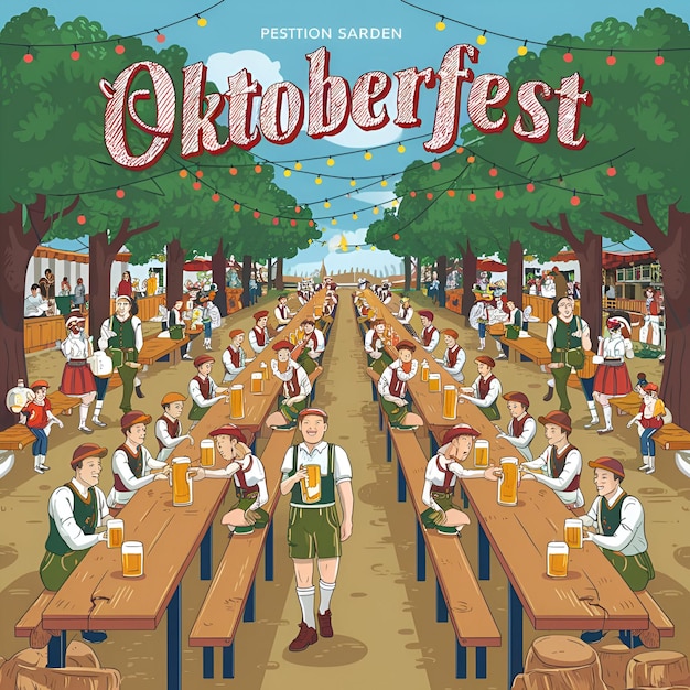 Oktoberfest Extravaganza Celebrando la tradizione bavarese e gli spiriti festivi