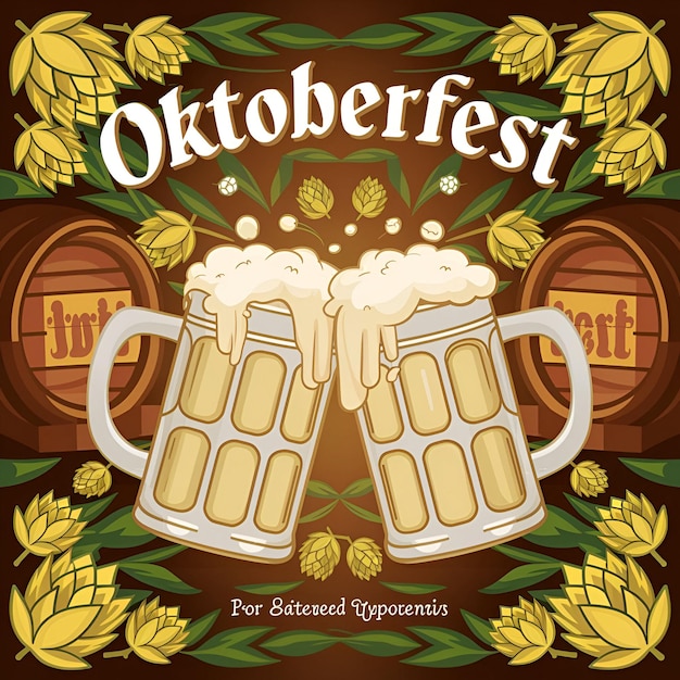Oktoberfest Extravaganza Celebrando la tradizione bavarese e gli spiriti festivi