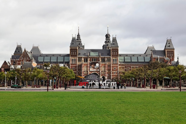 Olanda, Amsterdam, facciata del Rijksmuseum