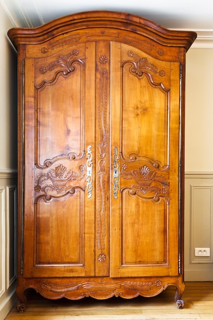 Old retro wardrobe